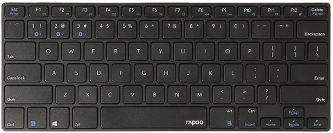 کیبورد بی سیم RAPOO مدل  E6080 Keyboard Rapoo E6080 Bluetooth Ultra slim